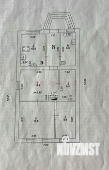 Дом 69м², 1-этажный, участок 2 сот.