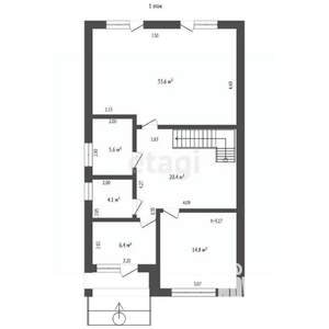 Дом 173м², 2-этажный, участок 6 сот.