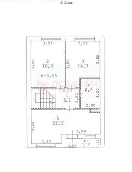 Дом 160м², 2-этажный, участок 3 сот.