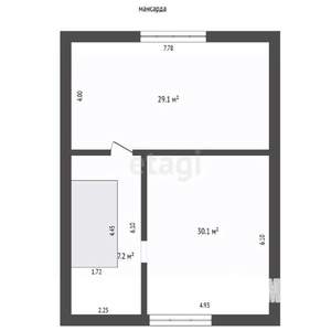 Дом 202м², 3-этажный, участок 6 сот.