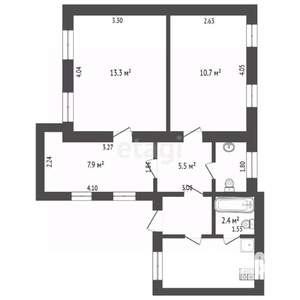 Дом 50м², 1-этажный, участок 2 сот.