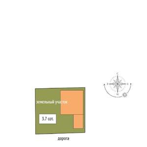 Дом 153м², 2-этажный, участок 4 сот.