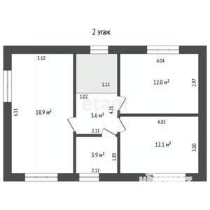 Дом 140м², 2-этажный, участок 4 сот.