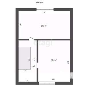 Дом 202м², 3-этажный, участок 6 сот.