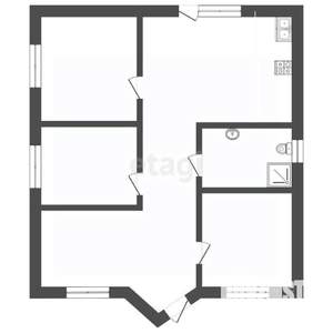 Дом 85м², 1-этажный, участок 3 сот.