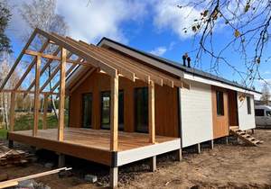 Дом 128м², 1-этажный, участок 4 сот.