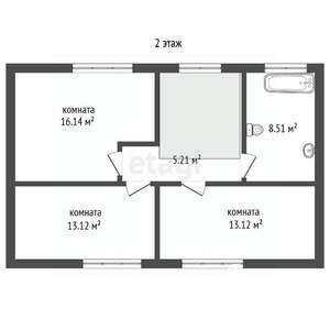 Дом 127м², 2-этажный, участок 3 сот.