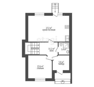 Дом 131м², 1-этажный, участок 3 сот.