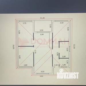 Дом 105м², 1-этажный, участок 5 сот.