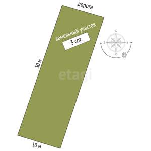 Дом 180м², 2-этажный, участок 3 сот.