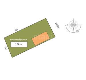 Дом 195м², 2-этажный, участок 3 сот.