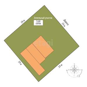 Дом 138м², 3-этажный, участок 4 сот.