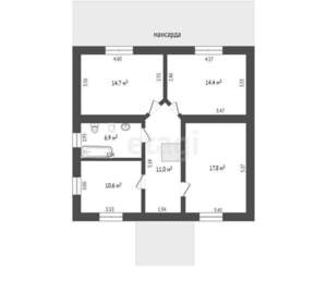 Дом 235м², 2-этажный, участок 8 сот.  