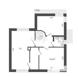 Дом 120м², 2-этажный, участок 2 сот.  