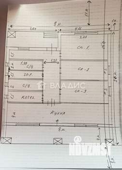 Дом 120м², 1-этажный, участок 4 сот.  