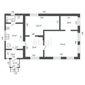 Дача 59м², 1-этажный, участок 6 сот.  