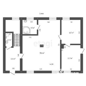 Дом 575м², 2-этажный, участок 8 сот.  