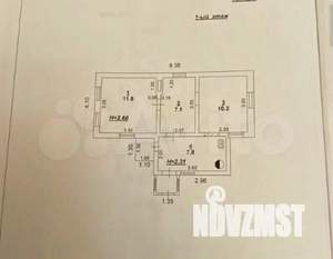 Дом 40м&sup2;, 1-этажный, участок 5 сот.  