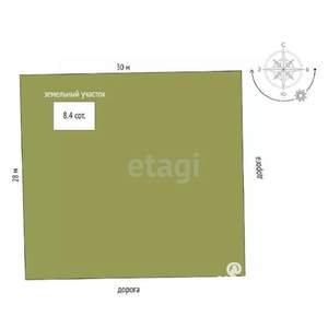 Дом 235м&sup2;, 2-этажный, участок 8 сот.  