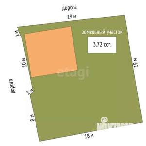 Дом 151м&sup2;, 2-этажный, участок 4 сот.  