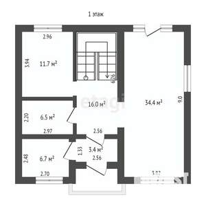 Дом 173м², 2-этажный, участок 5 сот.  