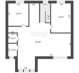 Дом 220м², 2-этажный, участок 5 сот.  