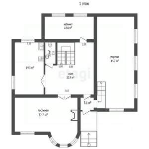 Дом 444м², 4-этажный, участок 7 сот.  
