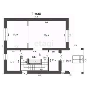 Дом 255м&sup2;, 2-этажный, участок 3 сот.  