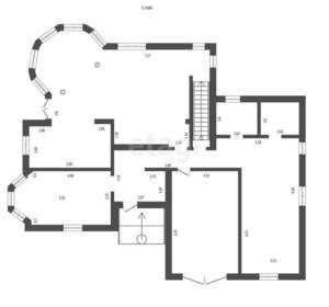 Дом 575м&sup2;, 2-этажный, участок 8 сот.  