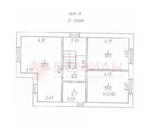 Дом 130м², 2-этажный, участок 2 сот.  