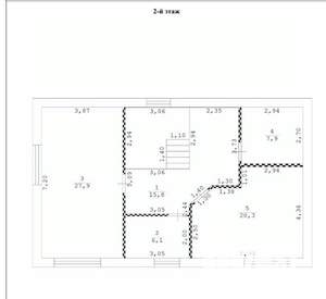 Дом 200м², 2-этажный, участок 4 сот.  