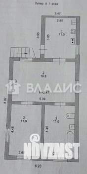 Дача 87м², 2-этажный, участок 3 сот.  