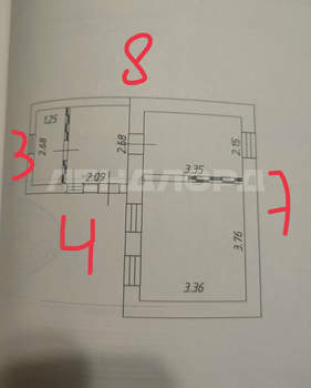 Дом 32м², 2-этажный, участок 1 сот.  