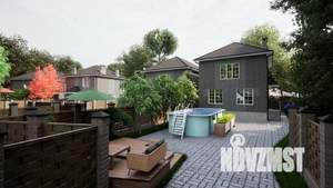 Дом 104м&sup2;, 2-этажный, участок 4 сот.  