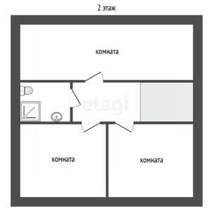 Дом 98м&sup2;, 2-этажный, участок 2 сот.  