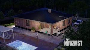 Дом 175м&sup2;, 1-этажный, участок 7 сот.  