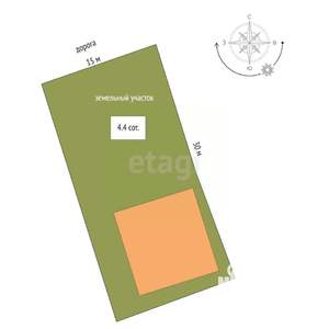 Дом 230м², 2-этажный, участок 4 сот.  