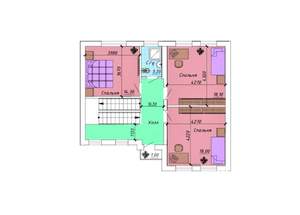Дом 150м², 2-этажный, участок 3 сот.  