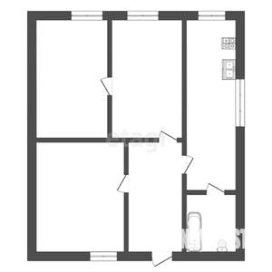 Дом 48м², 1-этажный, участок 6 сот.  