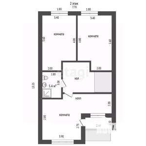 Дом 170м², 2-этажный, участок 3 сот.  