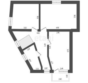 Дом 128м², 2-этажный, участок 3 сот.  
