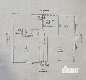 Дом 78м², 2-этажный, участок 2 сот.  