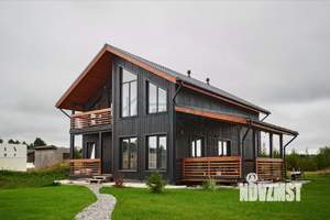 Дом 130м&sup2;, 2-этажный, участок 4 сот.  