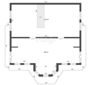 Дом 940м², 3-этажный, участок 6 сот.  