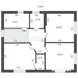 Дом 165м², 2-этажный, участок 5 сот.  