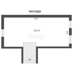 Дом 286м&sup2;, 2-этажный, участок 4 сот.  