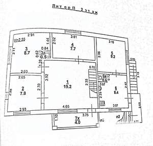 Дом 182м², 3-этажный, участок 3 сот.  