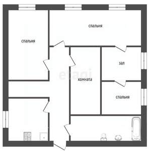 Дом 105м&sup2;, 2-этажный, участок 4 сот.  