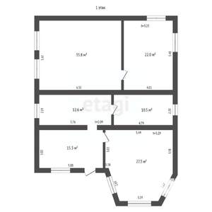 Дом 215м², 2-этажный, участок 8 сот.  