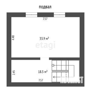 Дом 240м², 2-этажный, участок 3 сот.  